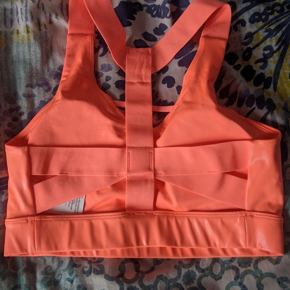 Puma Sports Bra coral size large - Picture 2 of 4